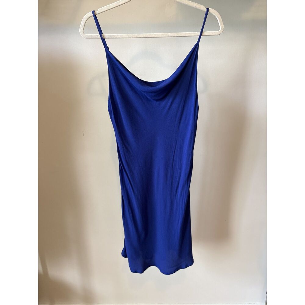 Olivaceous Blue Slip Dress – Size Medium – Like New